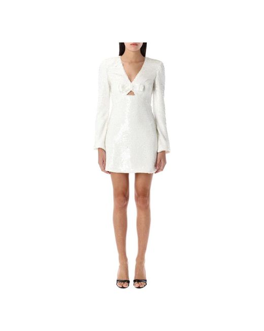 Short Dresses di Self-Portrait in White