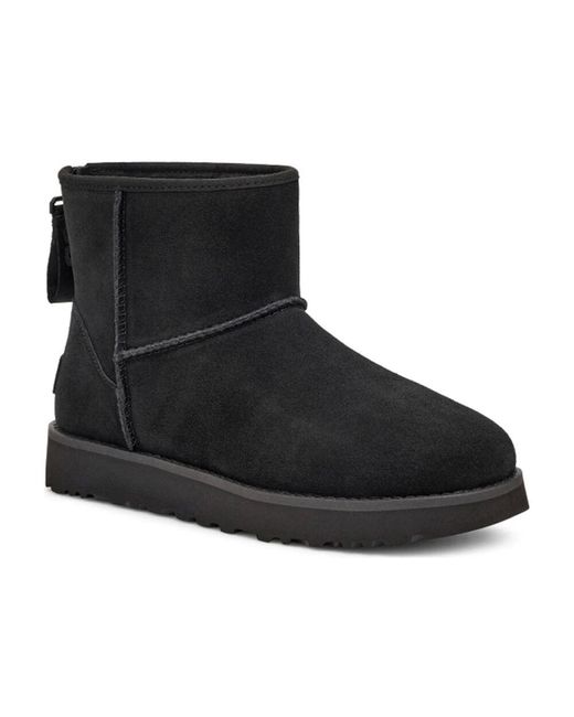 Stivaletti mini logo classici con zip di Ugg in Black