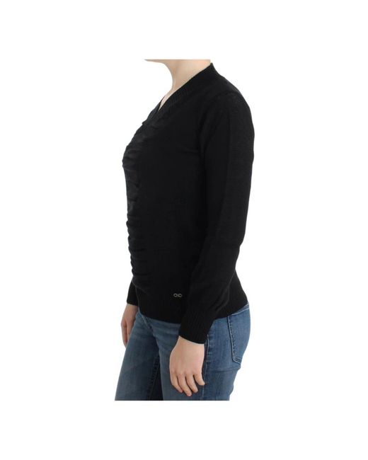 CoSTUME NATIONAL Black V-Neck Knitwear