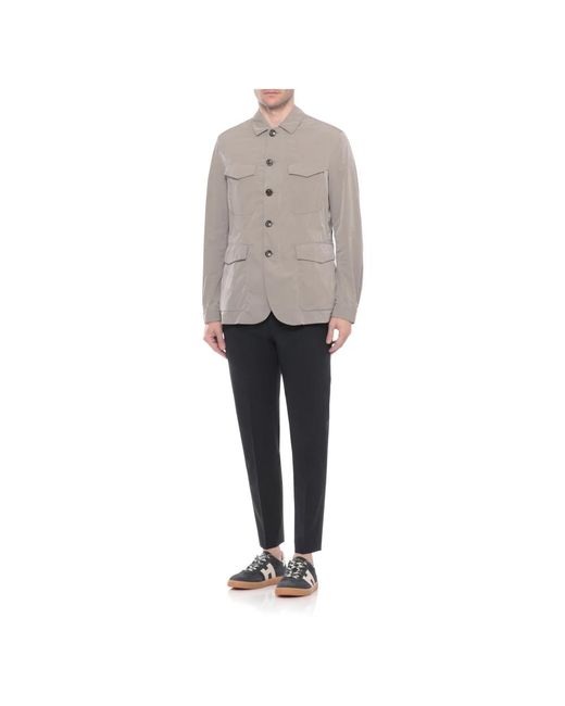Light Jackets Montecore de hombre de color Gray