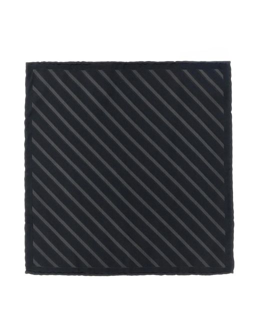 Brunello Cucinelli Black Handkerchiefs for men