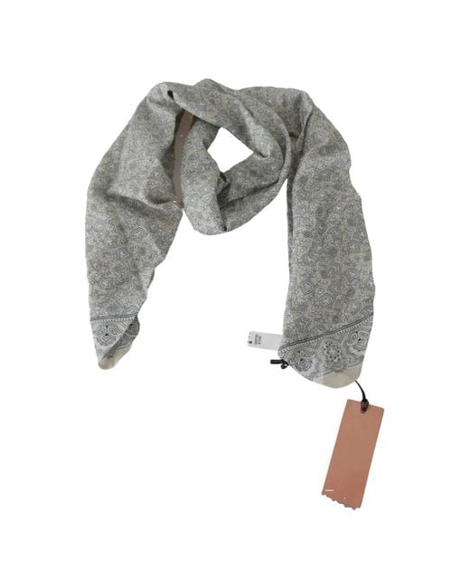 Ermanno Scervino Gray Scarves