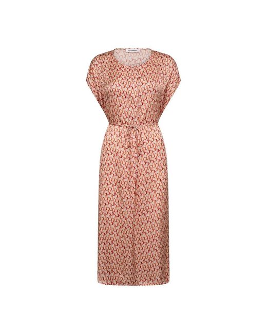 Midi Dresses co'couture de color Pink