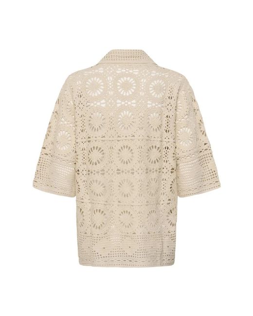 Cream Cardigans in het Natural