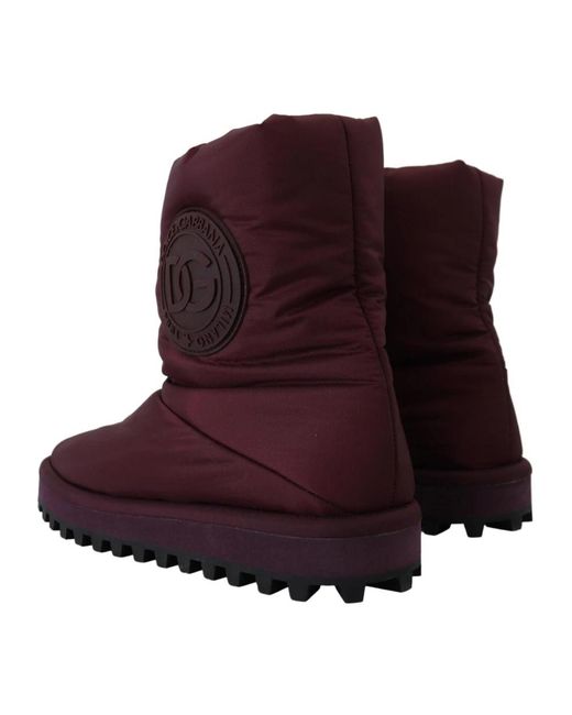 Dolce & Gabbana Brown Winter Boots for men