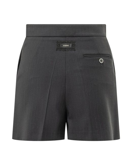 Pinko Black Short Shorts