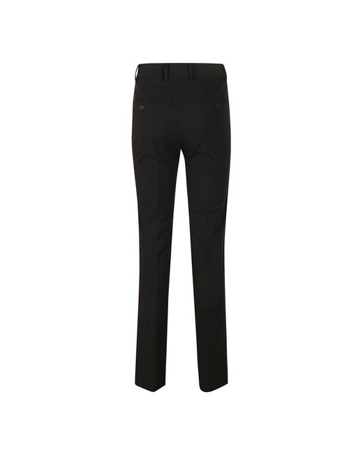 Incotex Black Straight Trousers