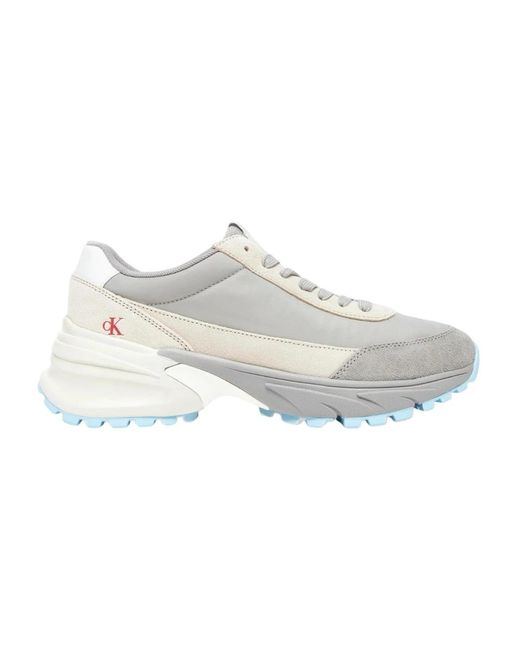 Calvin Klein Hike Runner Mg Nylon Mix in het White