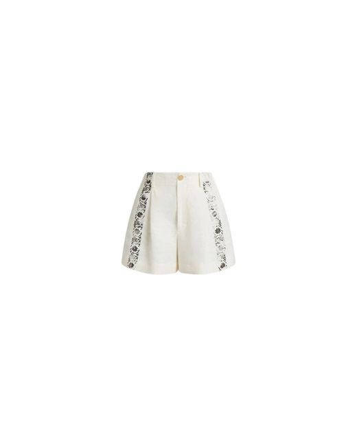 Alberta Ferretti Shorts in het White