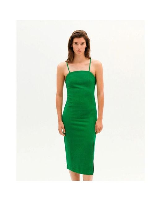 Midi Dresses Thinking Mu en coloris Green
