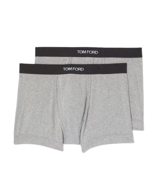 Tom Ford Graue Unterwäsche Mit Logobund in Gray für Herren