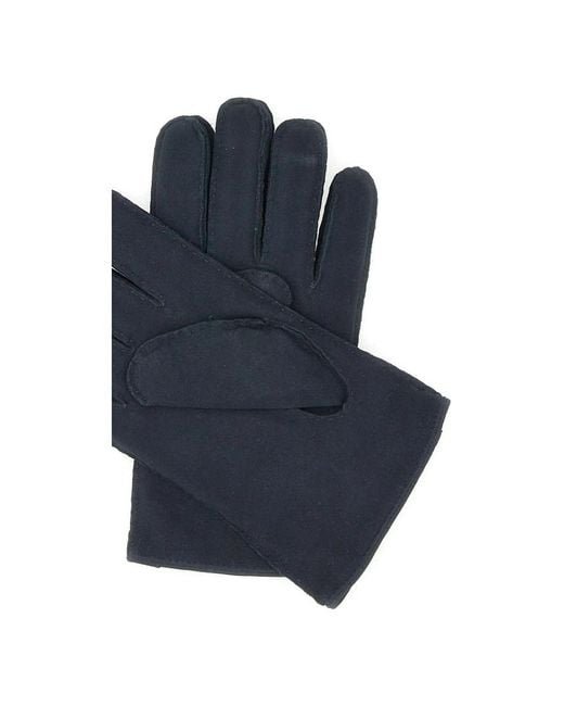 Gianni Chiarini Blue Gloves for men