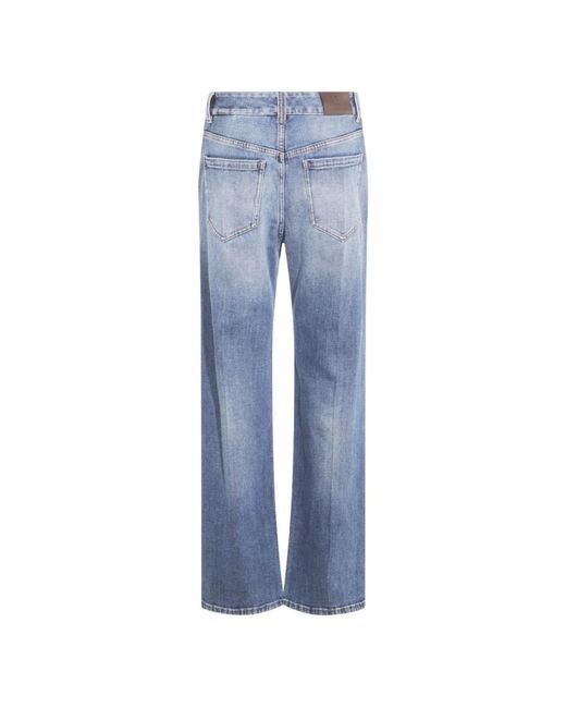 Brunello Cucinelli Straight Jeans in het Blue