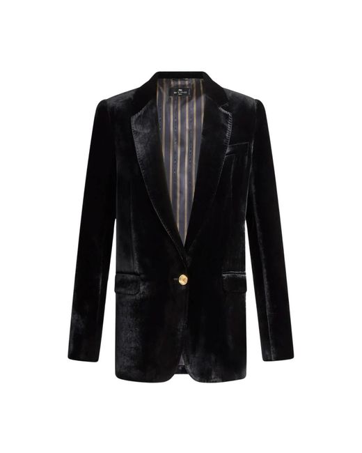 Etro Black Blazers