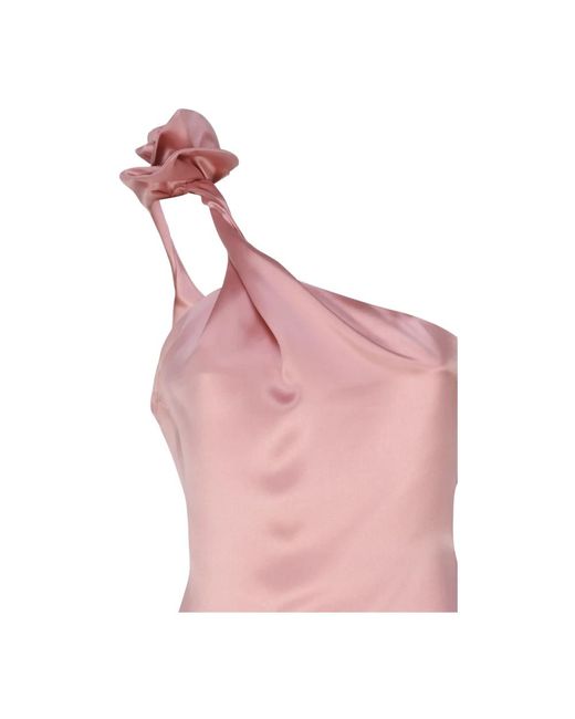 Magda Butrym Pink Rosa baumwollkleider mit elastan