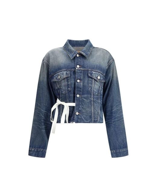 MM6 by Maison Margiela Blue Denim Jackets