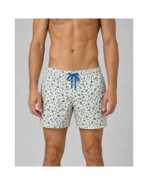 Mc2 Saint Barth Blue Beachwear for men