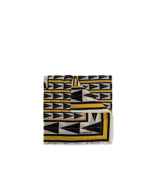Lanvin Black Wollschal