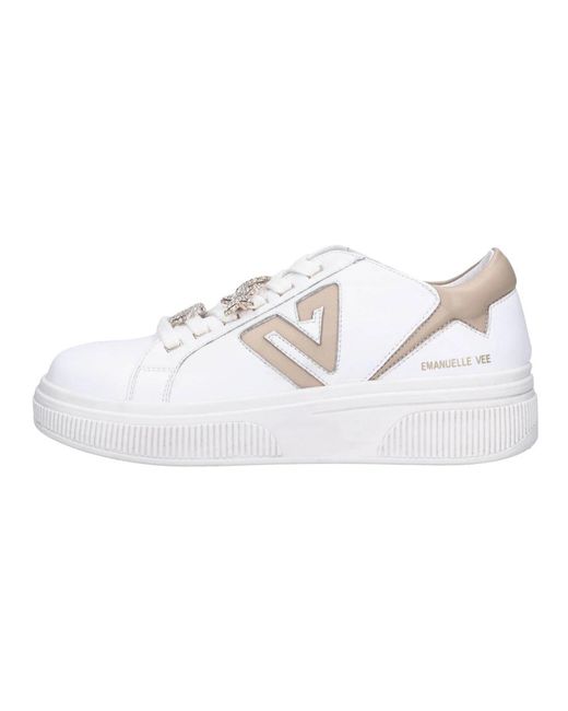 Emanuélle Vee Sneakers Wit in het White