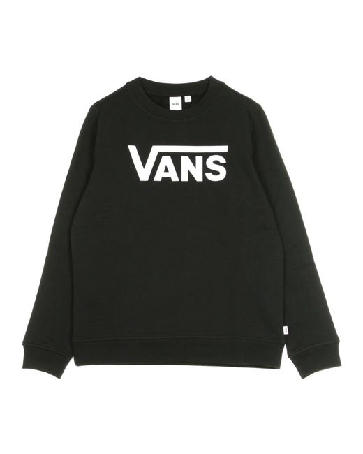 Vans Hoodies & Sweatvesten ,Zwart ,Katoen Klassieke Zwarte Crewneck Sweatshirt in het Black