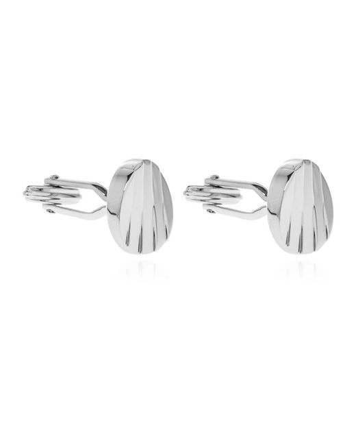 Lanvin Metallic Cufflinks & Tie Clips for men