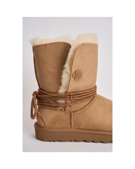 Ugg Brown Classic Bailey Tie