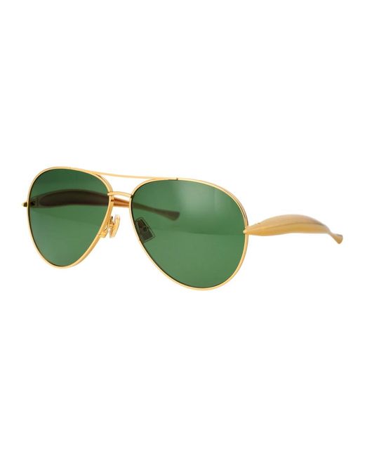 Bottega Veneta Green Sunglasses