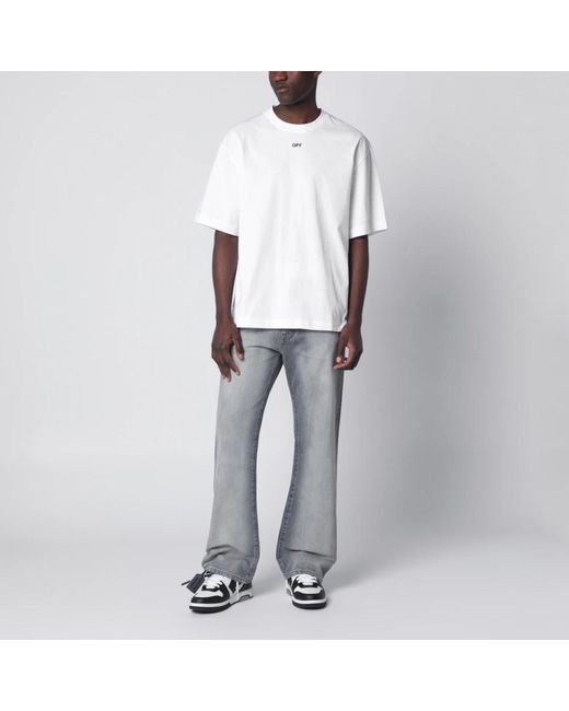 Off-White c/o Virgil Abloh Gray Flare Jeans for men