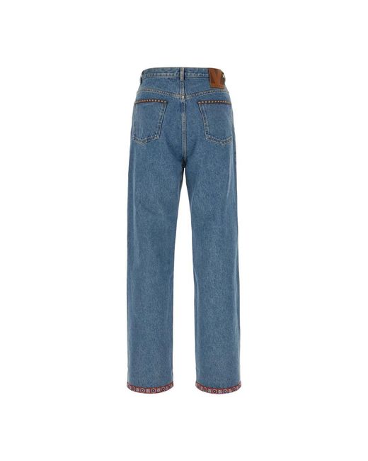 Valentino Garavani Blue Straight Fit Jeans for men