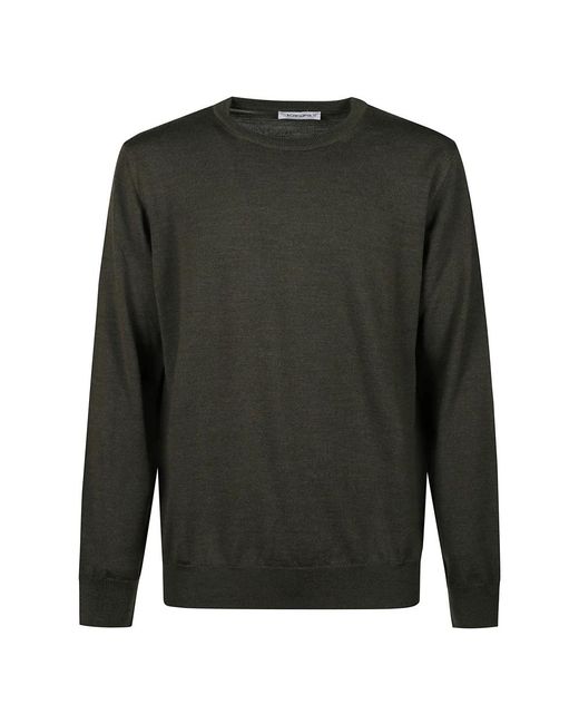 Kangra Feiner Wollpullover Mit Rundhalsausschnitt in Green für Herren
