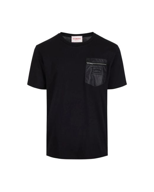 Tops > t-shirts Iceberg pour homme en coloris Black