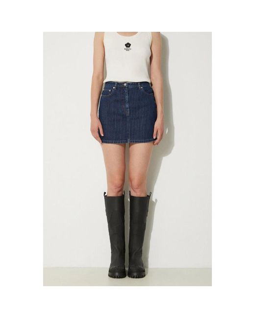 KENZO Denim Skirts in het Blue