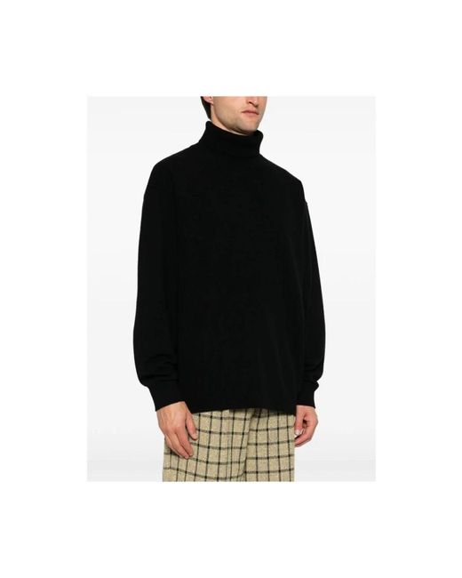 Dries Van Noten Black Turtlenecks for men