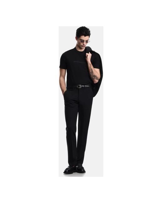 Emporio Armani Black T-Shirts for men