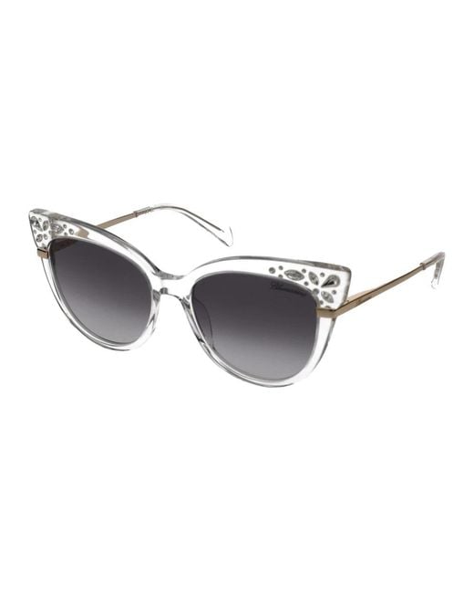 Blumarine Gray Sunglasses