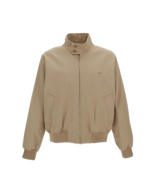 A.P.C. Natural Bomber Jackets for men