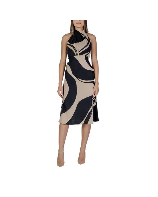 Rinascimento Black Midi Dresses