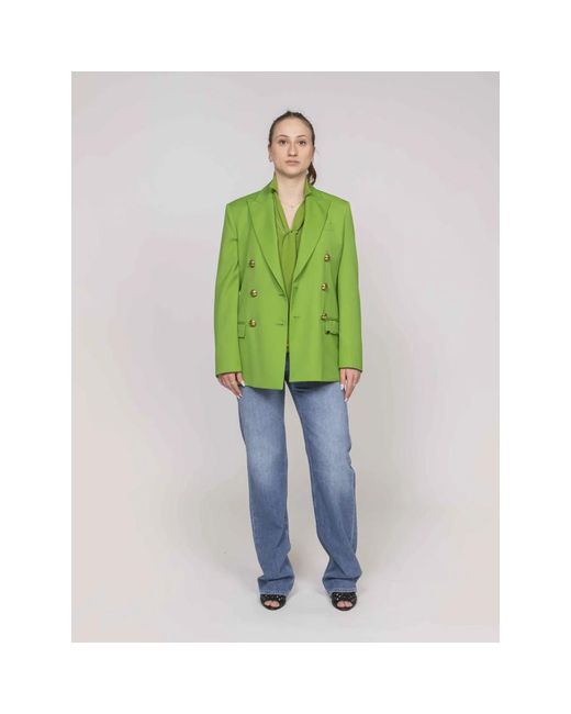 Elisabetta Franchi Green Blazers