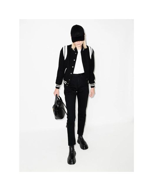 Saint Laurent Teddy Bomberjack in het Black