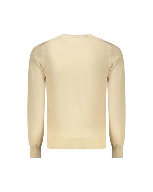 Guess R baumwollstrickpullover in Natural für Herren