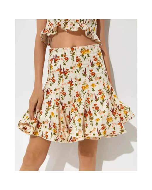 Agua Bendita Natural Short Skirts