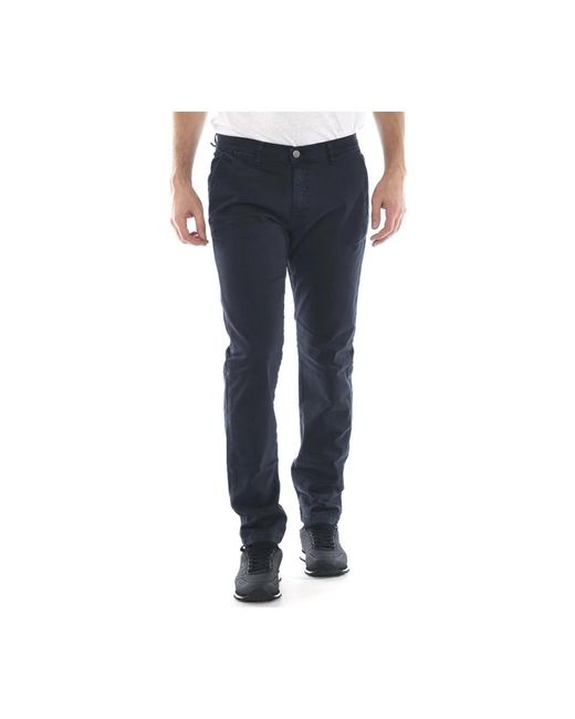 Daniele Alessandrini Blue Chinos for men