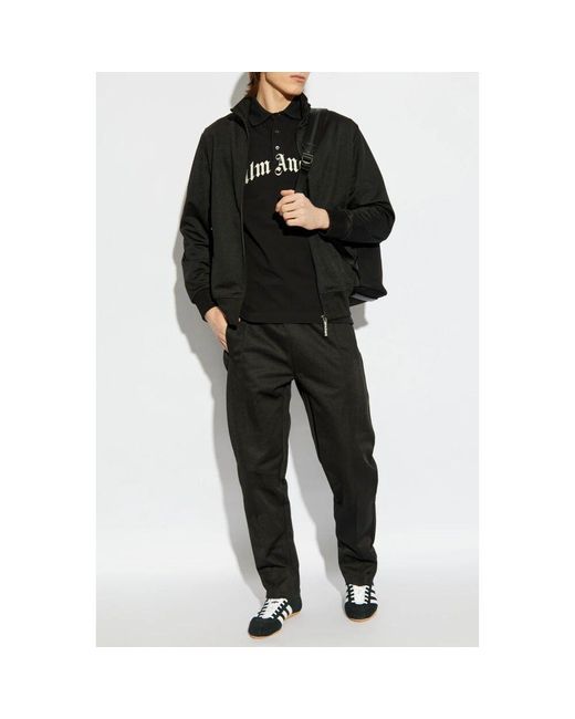 Zip-Throughs di Palm Angels in Black da Uomo