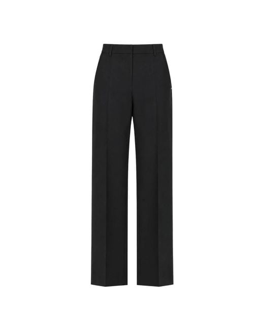 Sportmax Black Wide Trousers