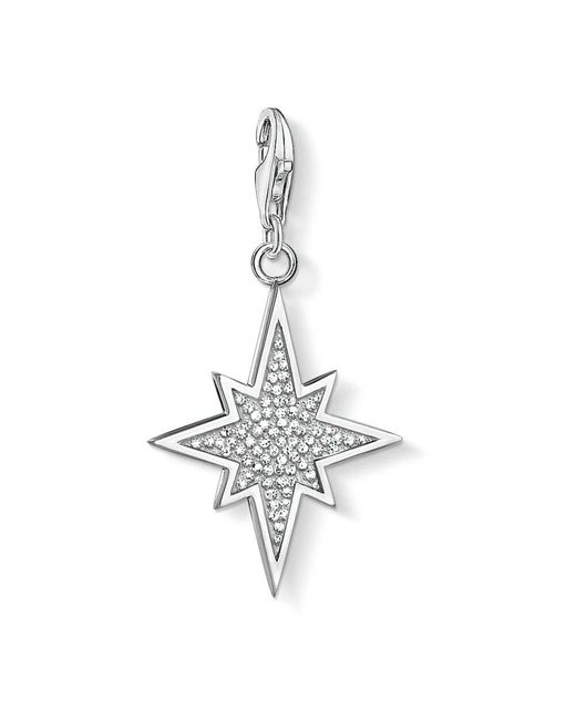 Thomas Sabo Metallic Glitzerstern Charm-Anhänger