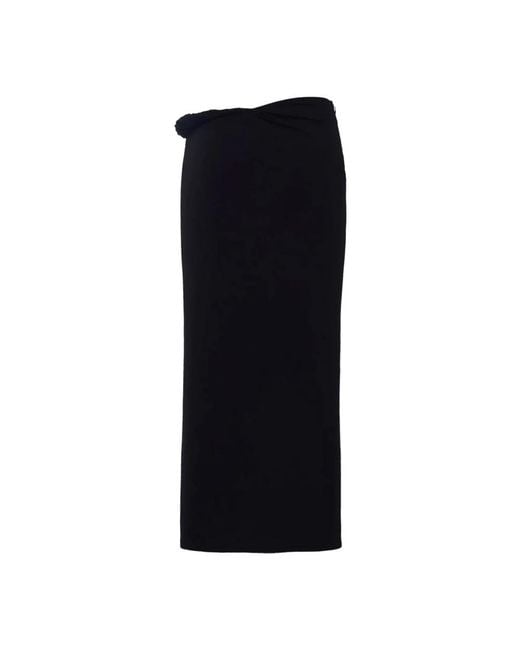 Gonna midi di Versace in Black