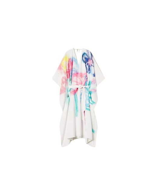 Twinset Blue Langes Fantasiekleid Für Frauen