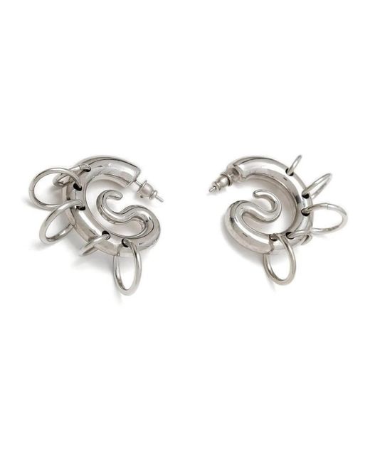 Earrings Panconesi de color Metallic