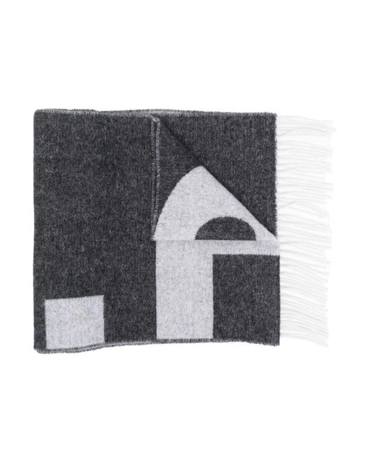 A.P.C. Gray Winter Scarves