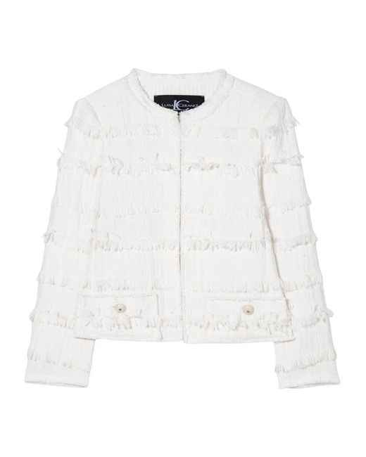 Luisa Cerano White Light Jackets